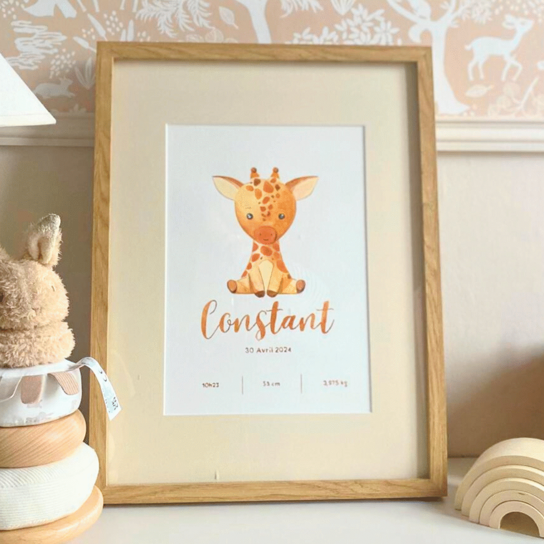 Affiche naissance Constant